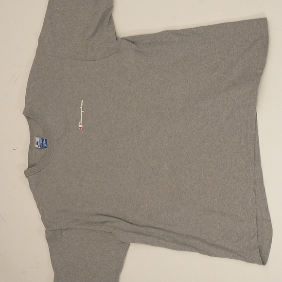 USA Made Heather Gray Thick T Shirt Classic Champion Tee XXL 52